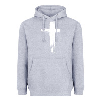 Heather Grey tattoo christian Heavyweight Hoodie - artisFamous