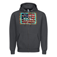 Smoke flag cactus horseshoe Zipper Hoodie - AdoDesignShop