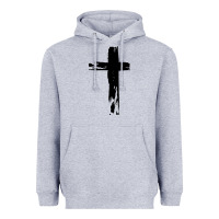 Heather Grey tattoo christian Heavyweight Hoodie - artisFamous