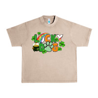 French Oak lucky dog St. Patricks Day Urban Heavy Tee - FaDigitalArtStudio
