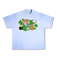 Grape Ice lucky dog St. Patricks Day Urban Heavy Tee - FaDigitalArtStudio