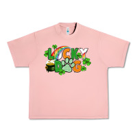 Salmon lucky dog St. Patricks Day Urban Heavy Tee - FaDigitalArtStudio
