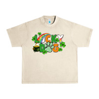 Sandshell lucky dog St. Patricks Day Urban Heavy Tee - FaDigitalArtStudio