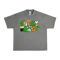 Tornado lucky dog St. Patricks Day Urban Heavy Tee - FaDigitalArtStudio