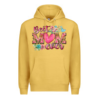 Antique Gold best mom ever Premium Hoodie - RacoonDesign