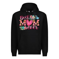 Black best mom ever Premium Hoodie - RacoonDesign