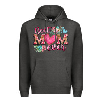 Charcoal Heather best mom ever Premium Hoodie - RacoonDesign