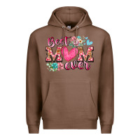 Chestnut best mom ever Premium Hoodie - RacoonDesign