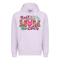 Lilac best mom ever Premium Hoodie - RacoonDesign