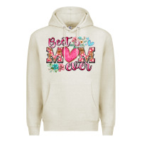 Oatmeal Heather best mom ever Premium Hoodie - RacoonDesign