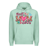 Seafoam best mom ever Premium Hoodie - RacoonDesign