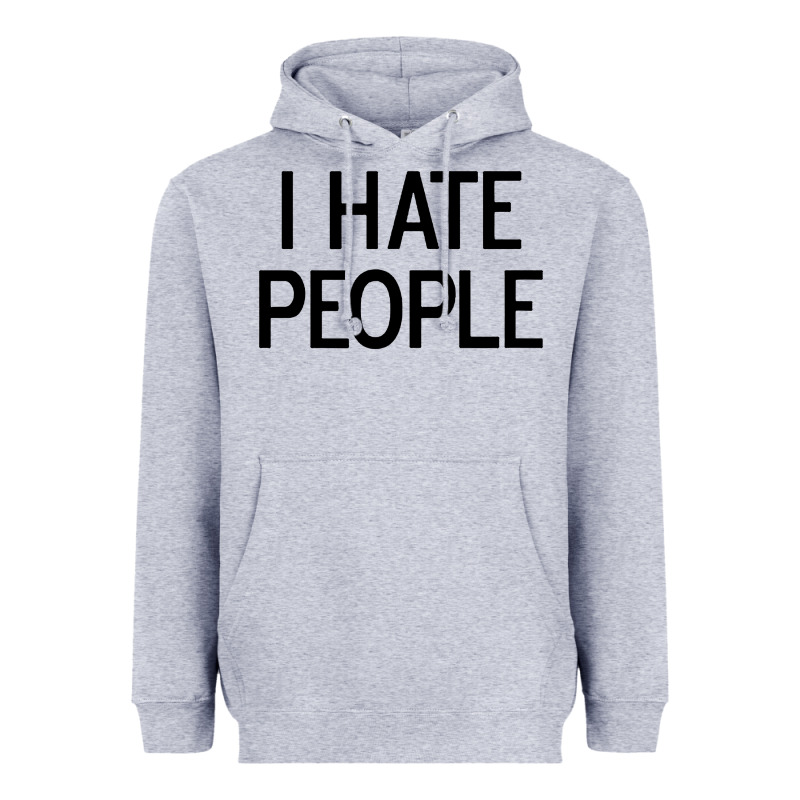 I Hate People Heavyweight Hoodie by artisFamous | Teevron