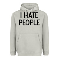 Moon Dust i hate people Heavyweight Hoodie - artisFamous