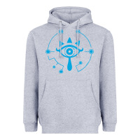 Heather Grey zel.da br.ea.th of the w.i.l.d she.i.k.ah eye lo. t shirt Heavyweight Hoodie - artisFamous