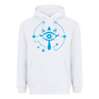 White zel.da br.ea.th of the w.i.l.d she.i.k.ah eye lo. t shirt Heavyweight Hoodie - artisFamous