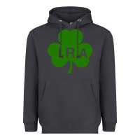 Ira Irish Lucky Shamrock St Patrick's Day Heavyweight Hoodie | Teevron