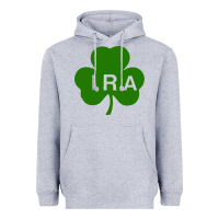 Heather Grey ira irish lucky shamrock st patrick's day Heavyweight Hoodie - artisFamous