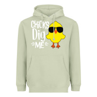 Matcha kids chick dig me Heavyweight Hoodie - artisFamous