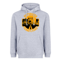 Heather Grey pittsburgh pennsylvania Heavyweight Hoodie - artisFamous