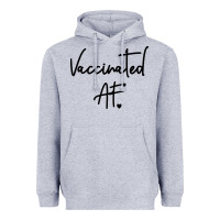 Heather Grey pro vaccination Heavyweight Hoodie - artisFamous