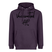 Plum pro vaccination Heavyweight Hoodie - artisFamous