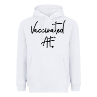 White pro vaccination Heavyweight Hoodie - artisFamous