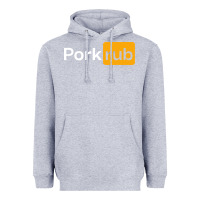 Heather Grey pork rub Heavyweight Hoodie - artisFamous
