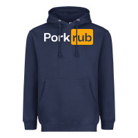 Navy pork rub Heavyweight Hoodie - artisFamous