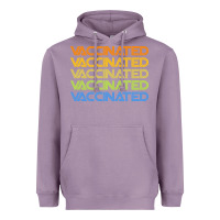 Lavender vaccinated retro Heavyweight Hoodie - artisFamous