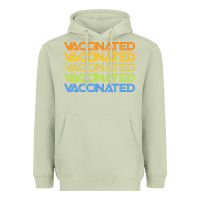 Matcha vaccinated retro Heavyweight Hoodie - artisFamous