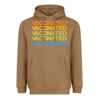 Toasted Coconut vaccinated retro Heavyweight Hoodie - artisFamous