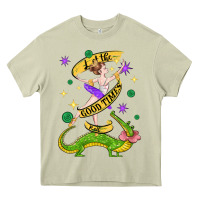 Mossy let the good times roll (2) Heavy Core Tee - CowGirlArtShop