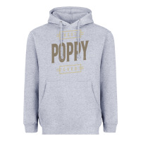 Heather Grey Mens Best Poppy Ever | Poppy Gift Heavyweight Hoodie - artisFamous