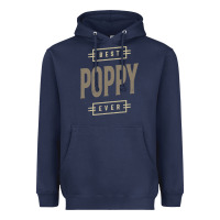 Navy Mens Best Poppy Ever | Poppy Gift Heavyweight Hoodie - artisFamous