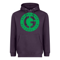 Plum Greensleeves Records Heavyweight Hoodie - artisFamous