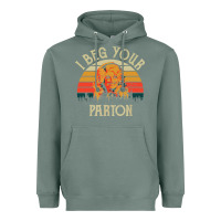 Sage vintage i beg your parton Heavyweight Hoodie - artisFamous