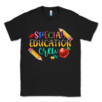 Black special education crew Classic Tee - CowGirlArtShop