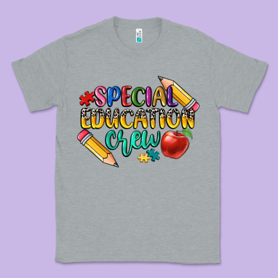 Special Education Crew Classic Tee Designed By Cowgirlartshop