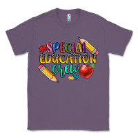 Lavender special education crew Classic Tee - CowGirlArtShop