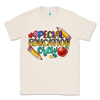 Natural special education crew Classic Tee - CowGirlArtShop