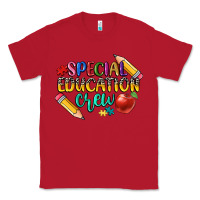 Red special education crew Classic Tee - CowGirlArtShop