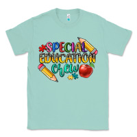 Seafoam special education crew Classic Tee - CowGirlArtShop