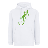 White gecko reptile Heavyweight Hoodie - artisFamous