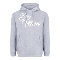Heather Grey boy mom Heavyweight Hoodie - artisFamous