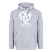 Heather Grey african adinkra sankofa Heavyweight Hoodie - artisFamous