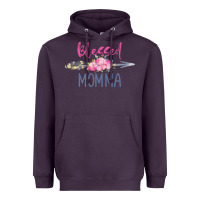 Plum blessed momma Heavyweight Hoodie - artisFamous