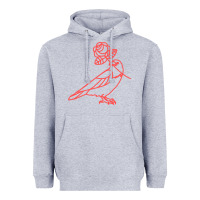 Heather Grey democratic socialists of america Heavyweight Hoodie - artisFamous