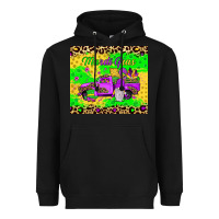 Black mardi gras gnome truck Heavyweight Hoodie - JahusDesignShop