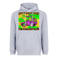 Heather Grey mardi gras gnome truck Heavyweight Hoodie - JahusDesignShop