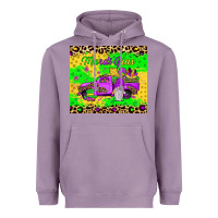 Lavender mardi gras gnome truck Heavyweight Hoodie - JahusDesignShop